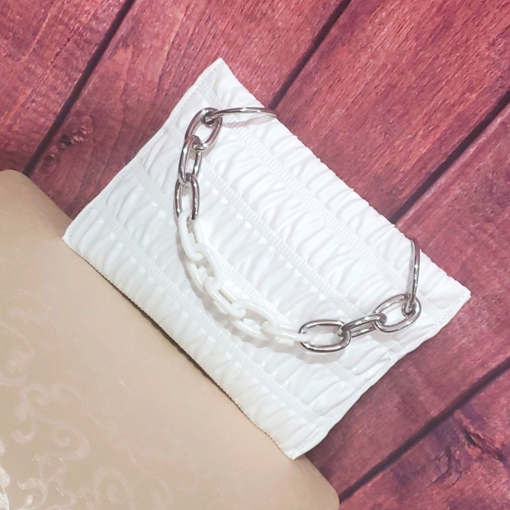 Beautiful woman clutches